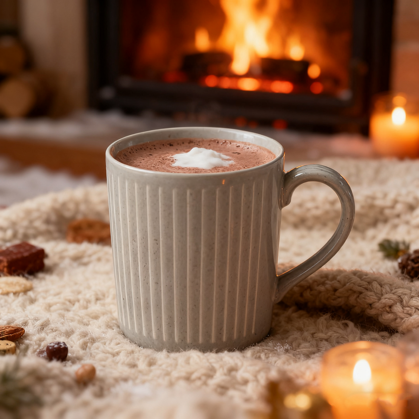 Gray Lightweight Textured Ceramic Mug