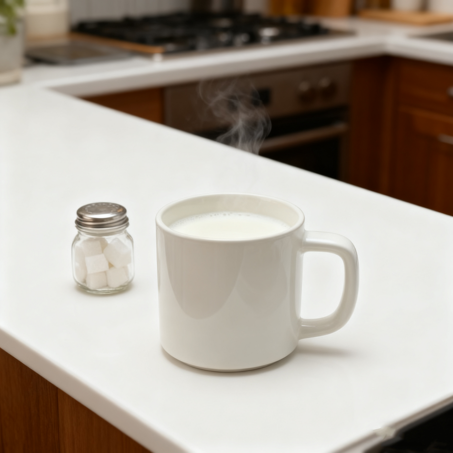 White Classic Stackable Straight Walled Mug