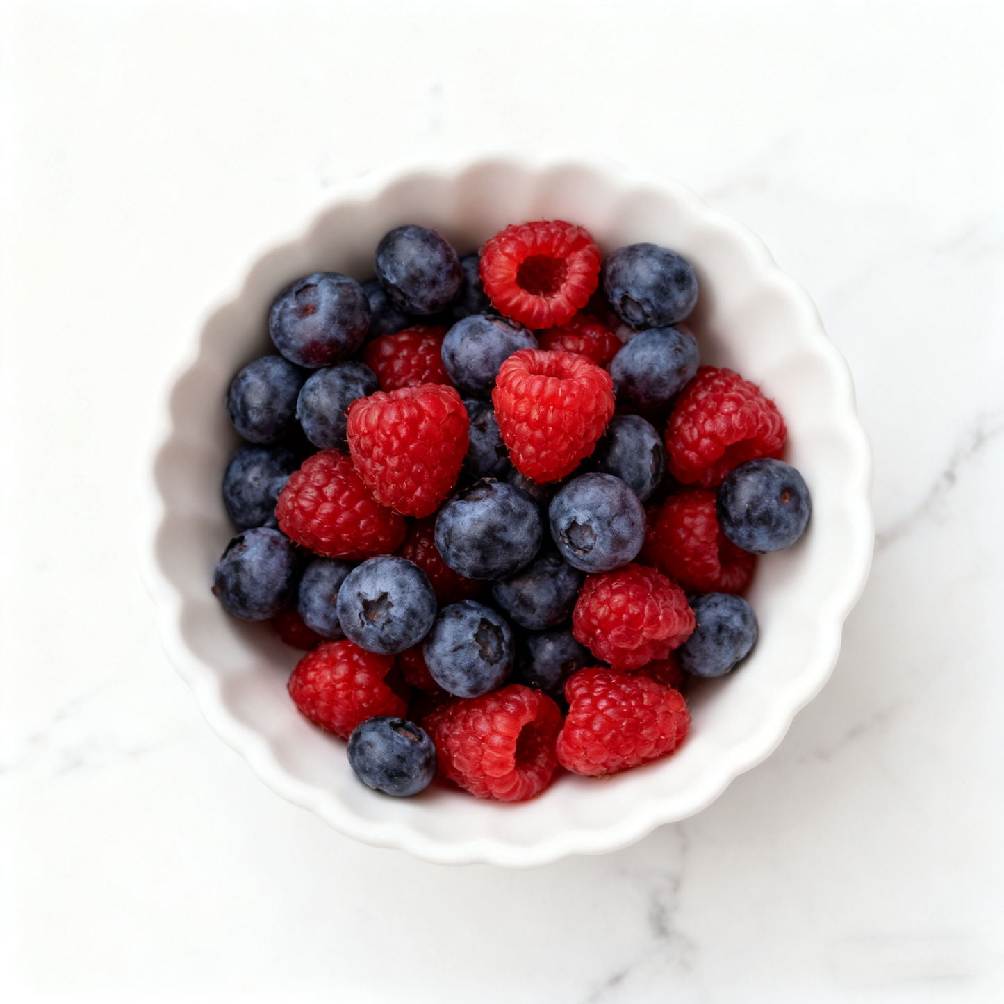 White Porcelain Fluted Round Dish