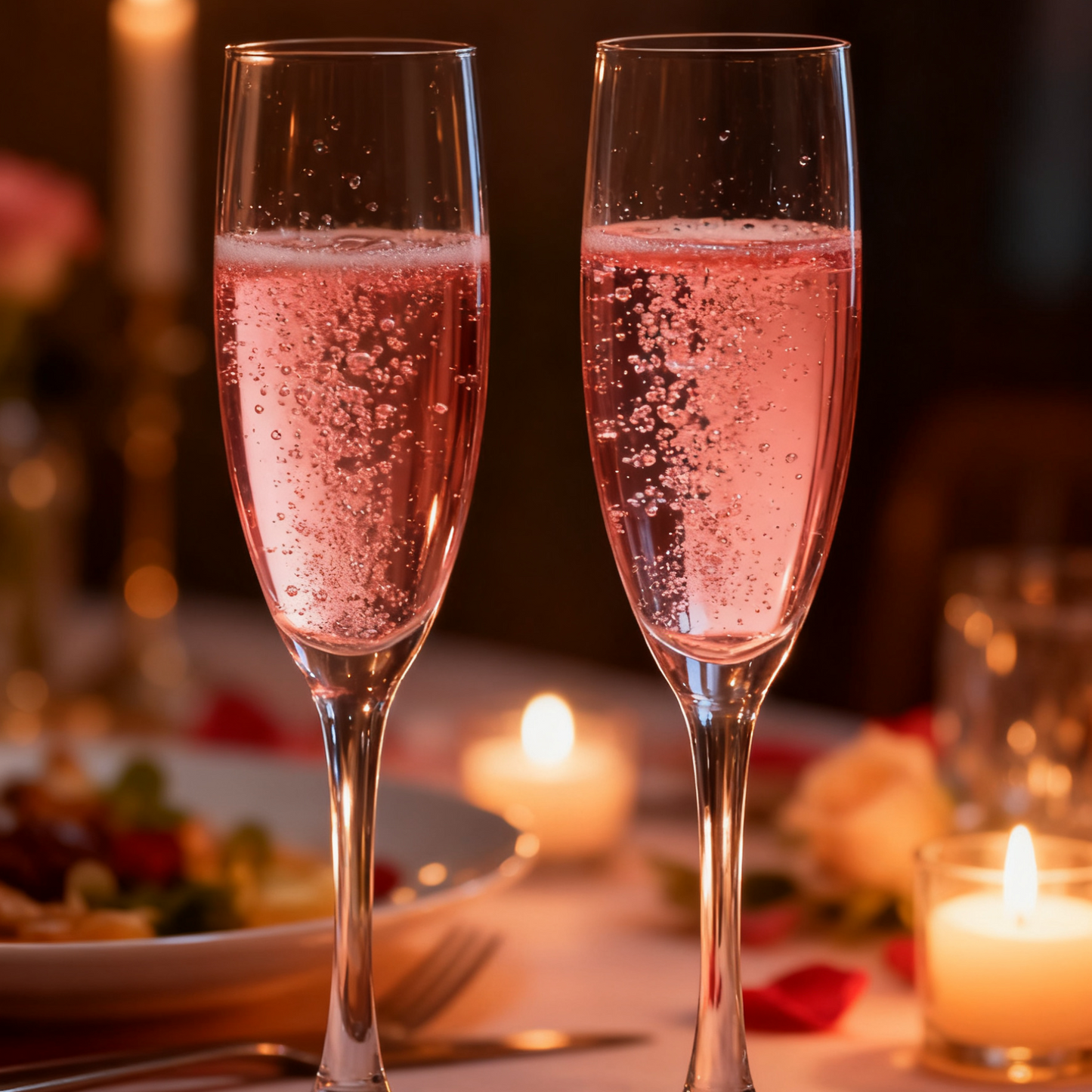 2-Piece Set Classic Champagne Flutes