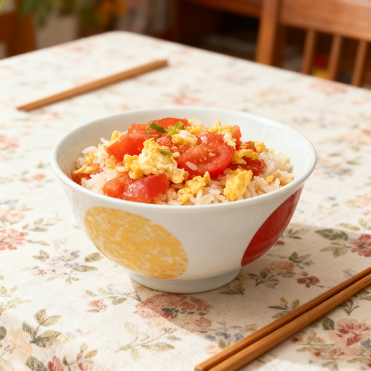 Yellow Dot Pattern Ultra Light Weight Rice Bowl