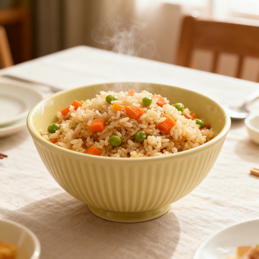 Light Weight Medium Yellow Rice Bowl