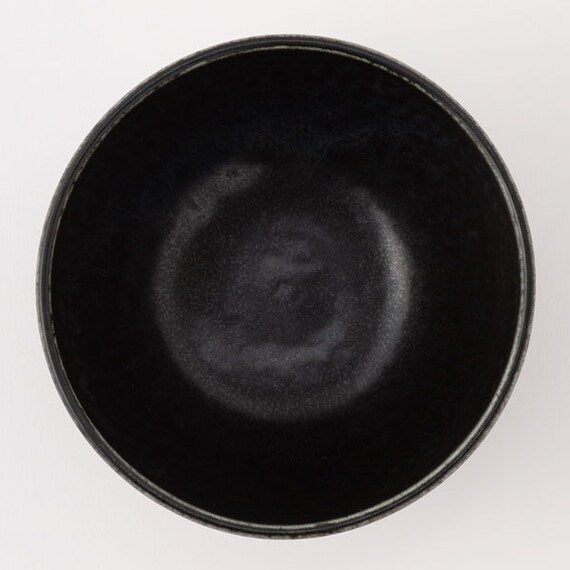 Ultra Light Weight Black Textured Rice Bowl