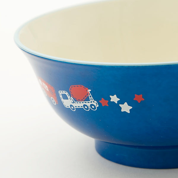 Kids Noodle Bowl with Vehicle Design