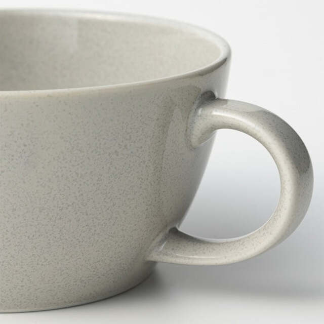 Light Gray Ceramic Coffee Mug