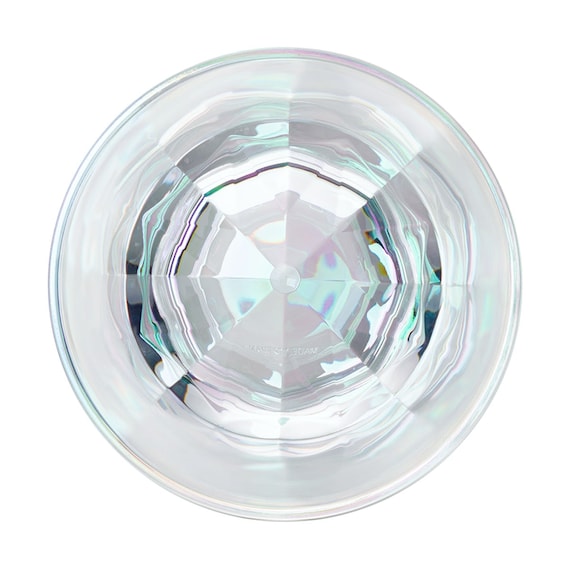 Chic Iridescent Textured Glass Tumbler