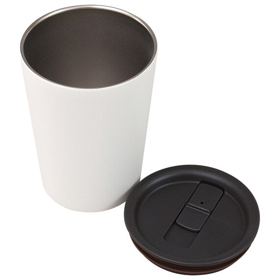 White Matte Insulated Mug Cup