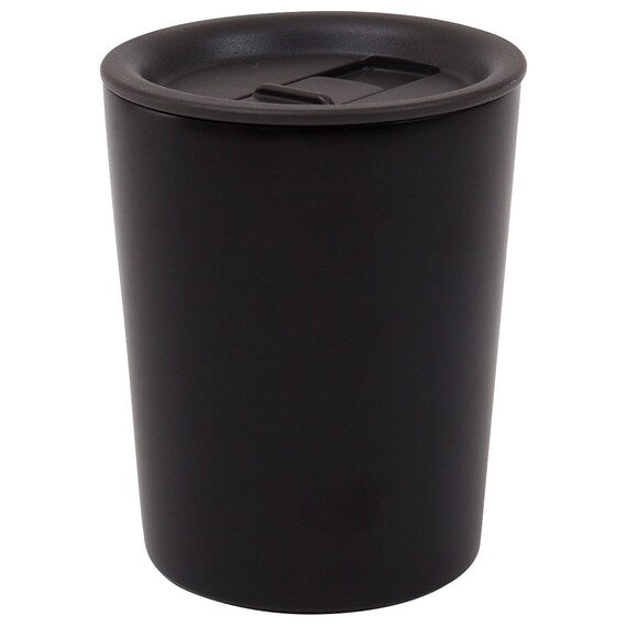 Black Travel - Friendly Insulated Tumbler Mug Cup