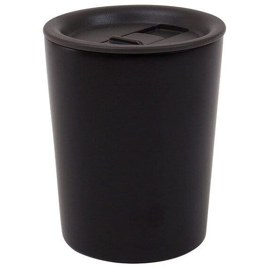 Black Travel - Friendly Insulated Tumbler Mug Cup