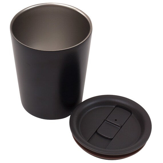 Black Travel - Friendly Insulated Tumbler Mug Cup