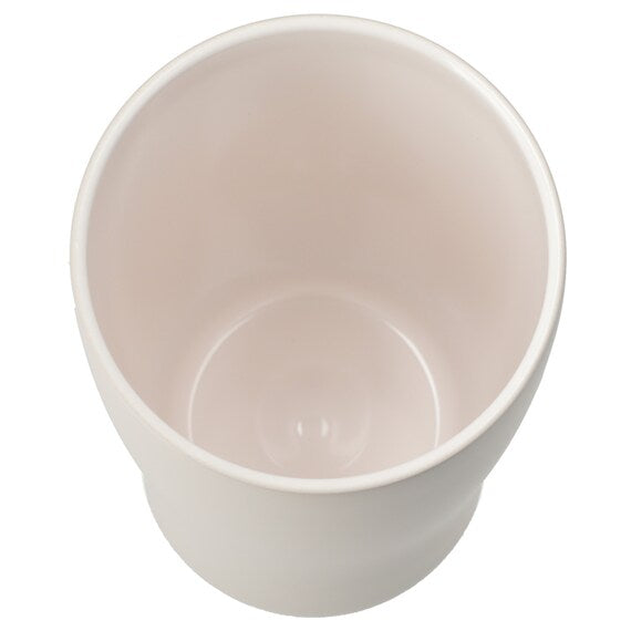 Beige Ceramic Coat Stainless Steel Tumbler