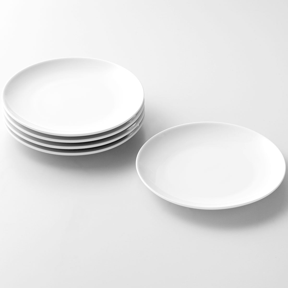 5pcs Set 7" Round Plate