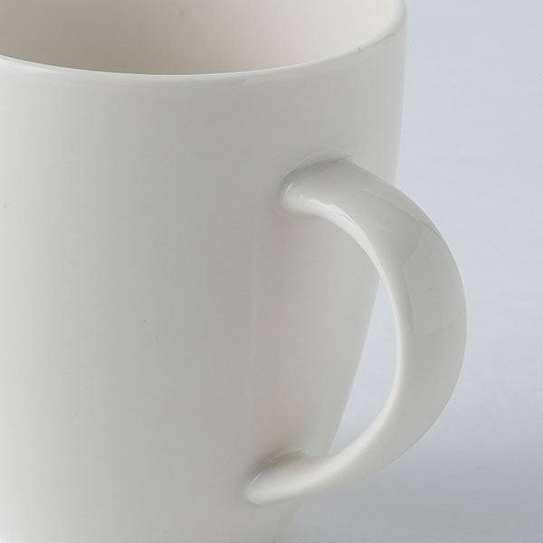 Classic White Porcelain Mug Cup