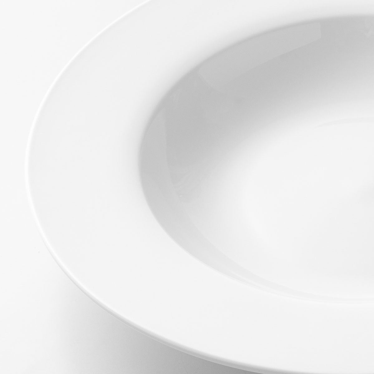 26CM White Porcelain Pasta Plate