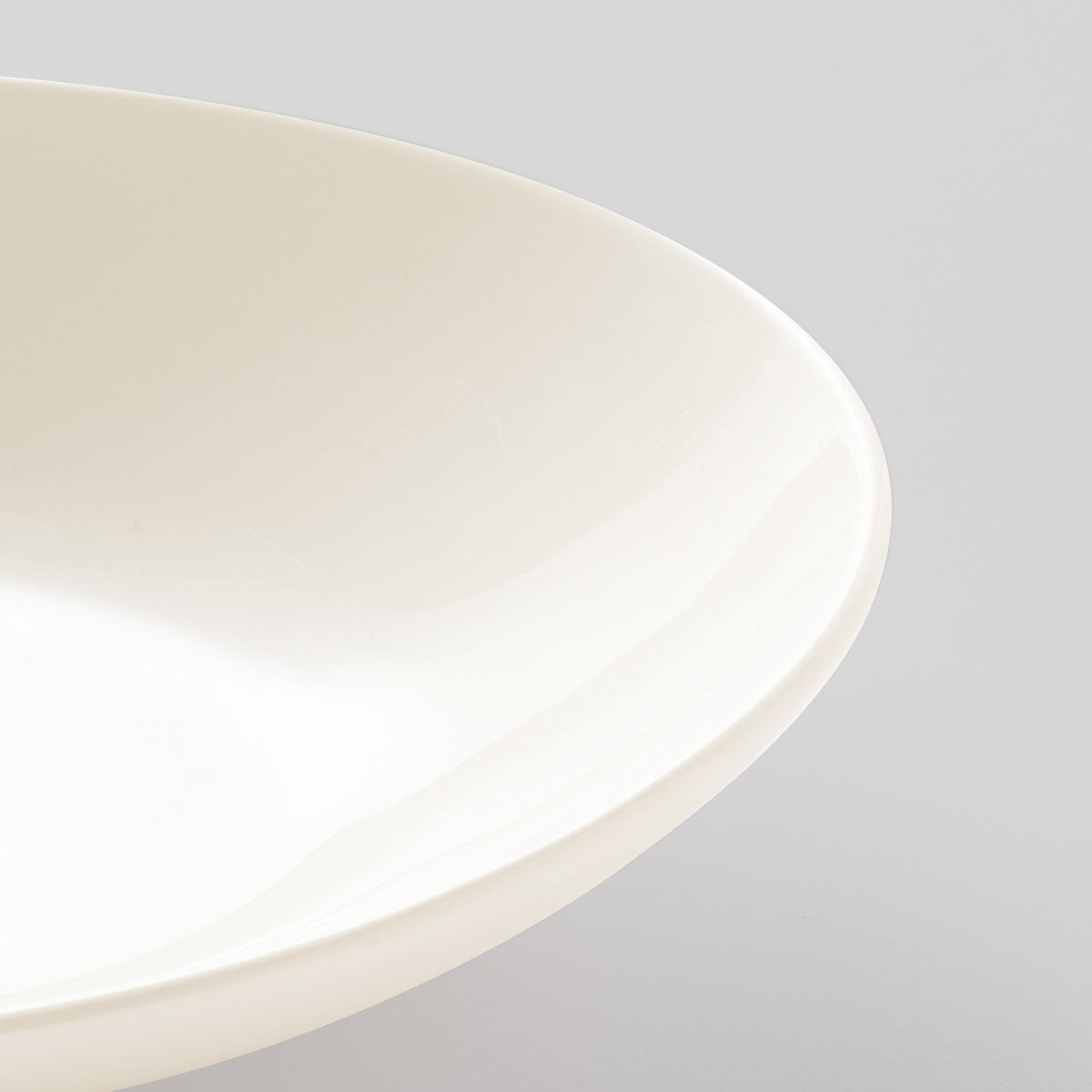 25CM White Porcelain Oval Bowl